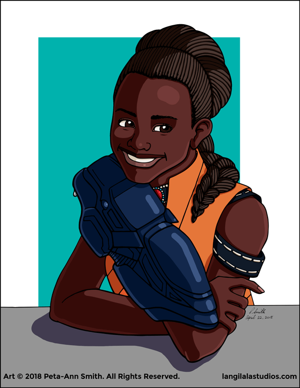 Princess Shuri, the tech wunderkind of Wakanda.